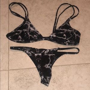 Black marble Lali and Layla bikini